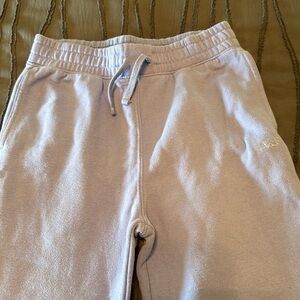 Blueish purple in color! These girls joggers are cute and comfy for fall.